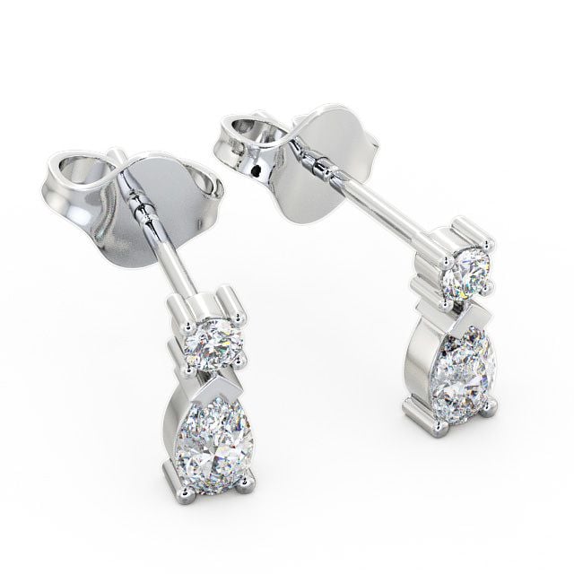 Drop Pear Diamond Earrings 18K Yellow Gold 2024-07-02