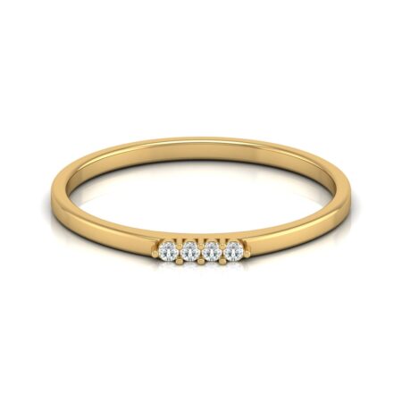 Tranquility – Everyday wear lab-grown diamond ring in 14k yellow gold 2024-06-30