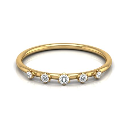 Echo – Everyday wear lab-grown diamond ring in 14k yellow gold 2024-06-29