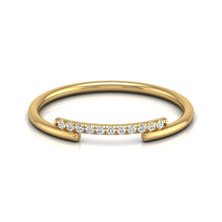 Saffron – Everyday wear lab-grown diamond ring in 14k yellow gold 2024-07-02