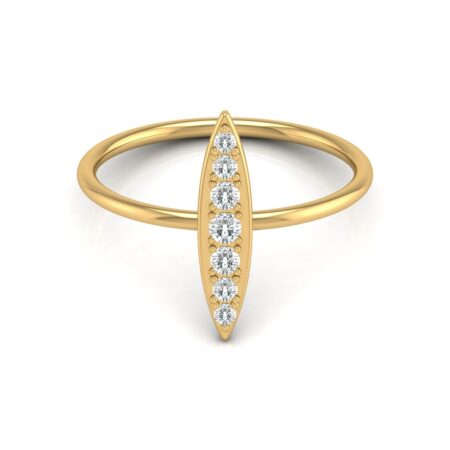 Zenith – Everyday wear lab-grown diamond ring in 14k yellow gold 2024-07-02