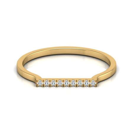 Sapphire – Everyday wear lab-grown diamond ring in 14k yellow gold 2024-06-30