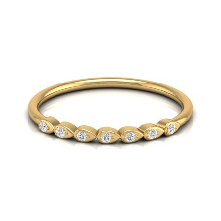 Stardust – Everyday wear lab-grown diamond ring in 14k yellow gold 2024-07-02