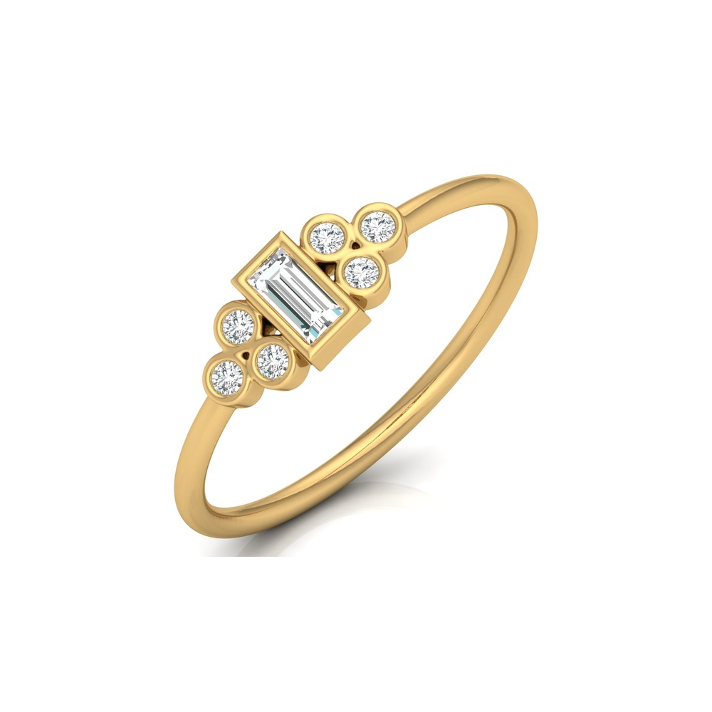 Velvet – Everyday wear lab-grown diamond ring in 14k yellow gold 2024-07-01