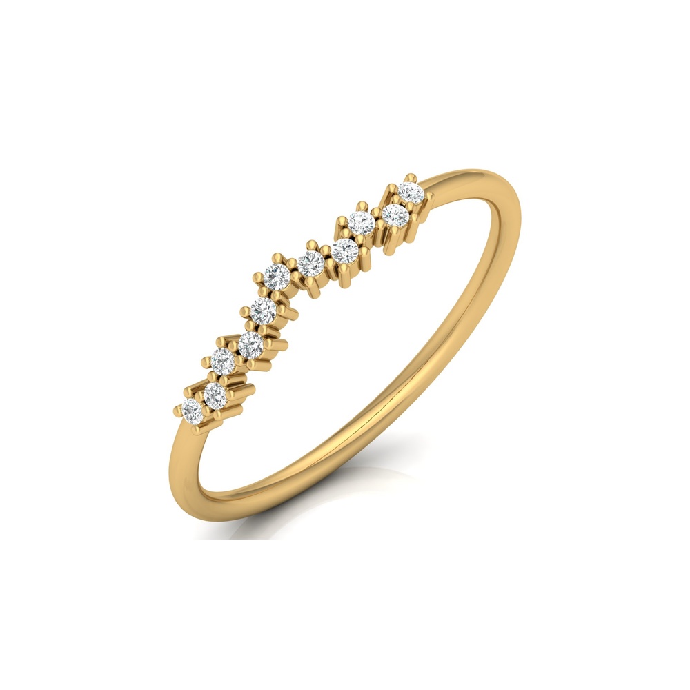Mystic – Everyday wear lab-grown diamond ring in 14k yellow gold 2024-07-02
