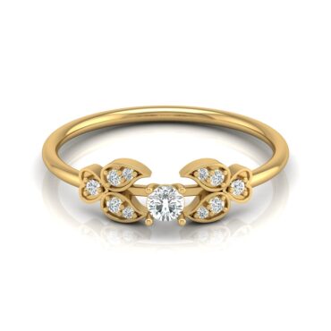Vespa – Everyday wear lab-grown diamond ring in 14k yellow gold 2024-06-28