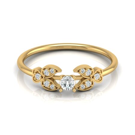 Vespa – Everyday wear lab-grown diamond ring in 14k yellow gold 2024-07-02