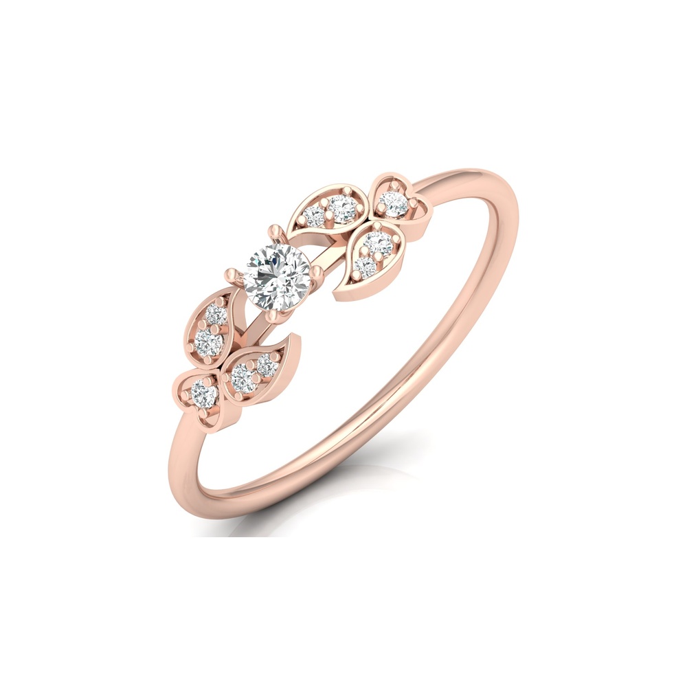 Vespa – Everyday wear lab-grown diamond ring in 14k yellow gold 2024-06-30