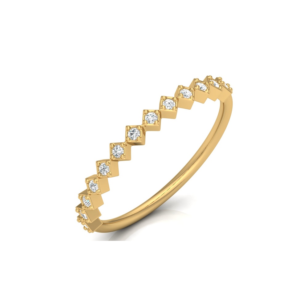 Electra – Everyday wear lab-grown diamond ring in 14k yellow gold 2024-06-30