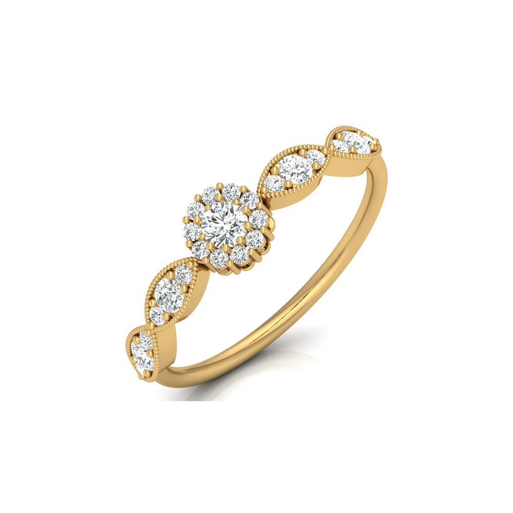 Lyra – Everyday wear lab-grown diamond ring in 14k yellow gold 2024-07-02