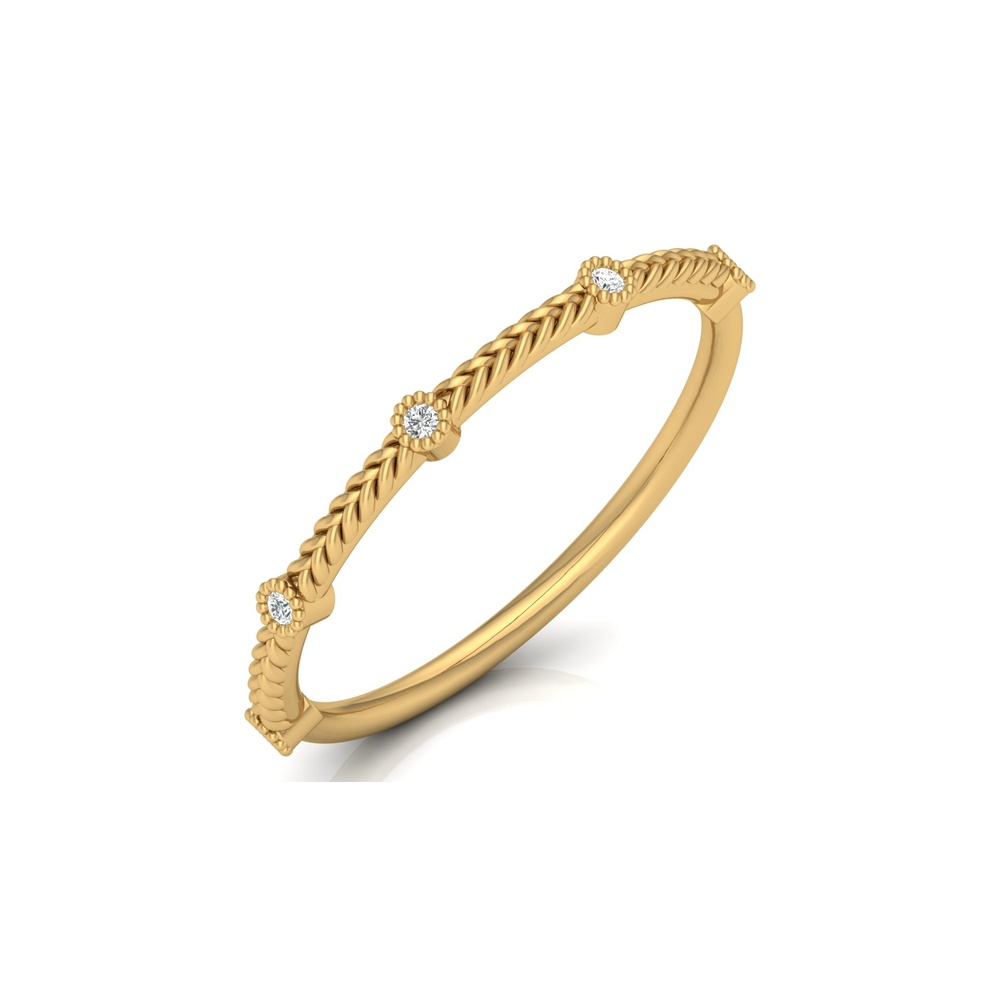 Viridia – Everyday wear lab-grown diamond ring in 14k yellow gold 2024-06-29